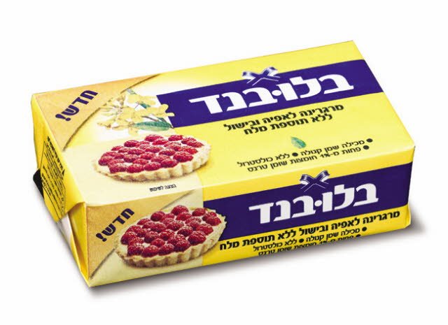 מרגרינה לאפיה ובישול ללא תוספת מלח בלו-בנד 200 גרם -
