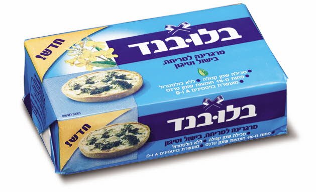 מרגרינה למריחה, בישול וטיגון בלו-בנד 200 גרם -