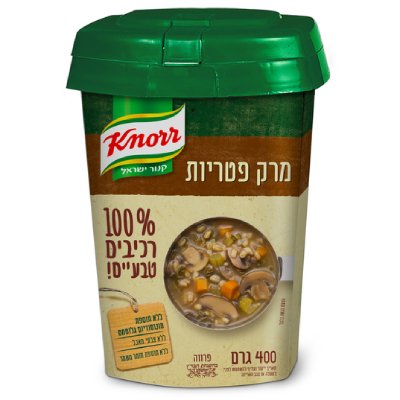 מרק פטריות 100% רכיבים טבעיים קנור קופסה 400 גרם -