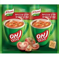 נמס בכוס מרק עגבניות עם קרוטונים קנור 31 גרם -
