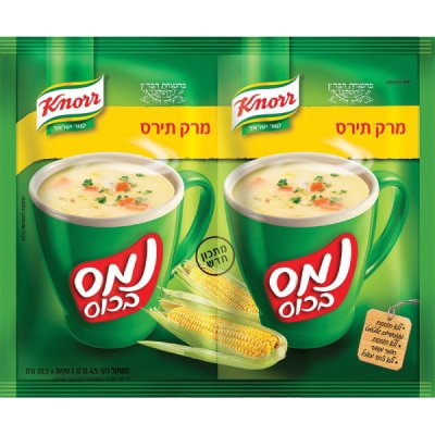 נמס בכוס מרק תירס קנור שקית 22.5 גרם -