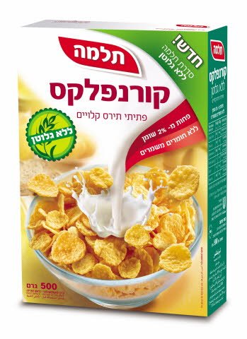 קורנפלקס ללא גלוטן תלמה 500 גרם -