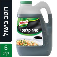 רוטב סויה קלאסי קנור מיכל 6 ק"ג -