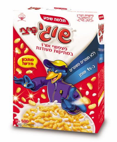 שוגי פיצי דגנים במתיקות מעודנת תלמה 500 גרם -