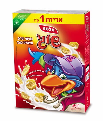שוגי פתיתי תירס מצופים סוכר תלמה 1 ק"ג -