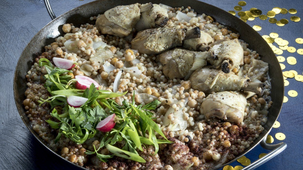 מוגרביה עם פתיתים מחיטה מלאה – מתכון מוגרביה עם פתיתים מחיטה מלאה – מתכון