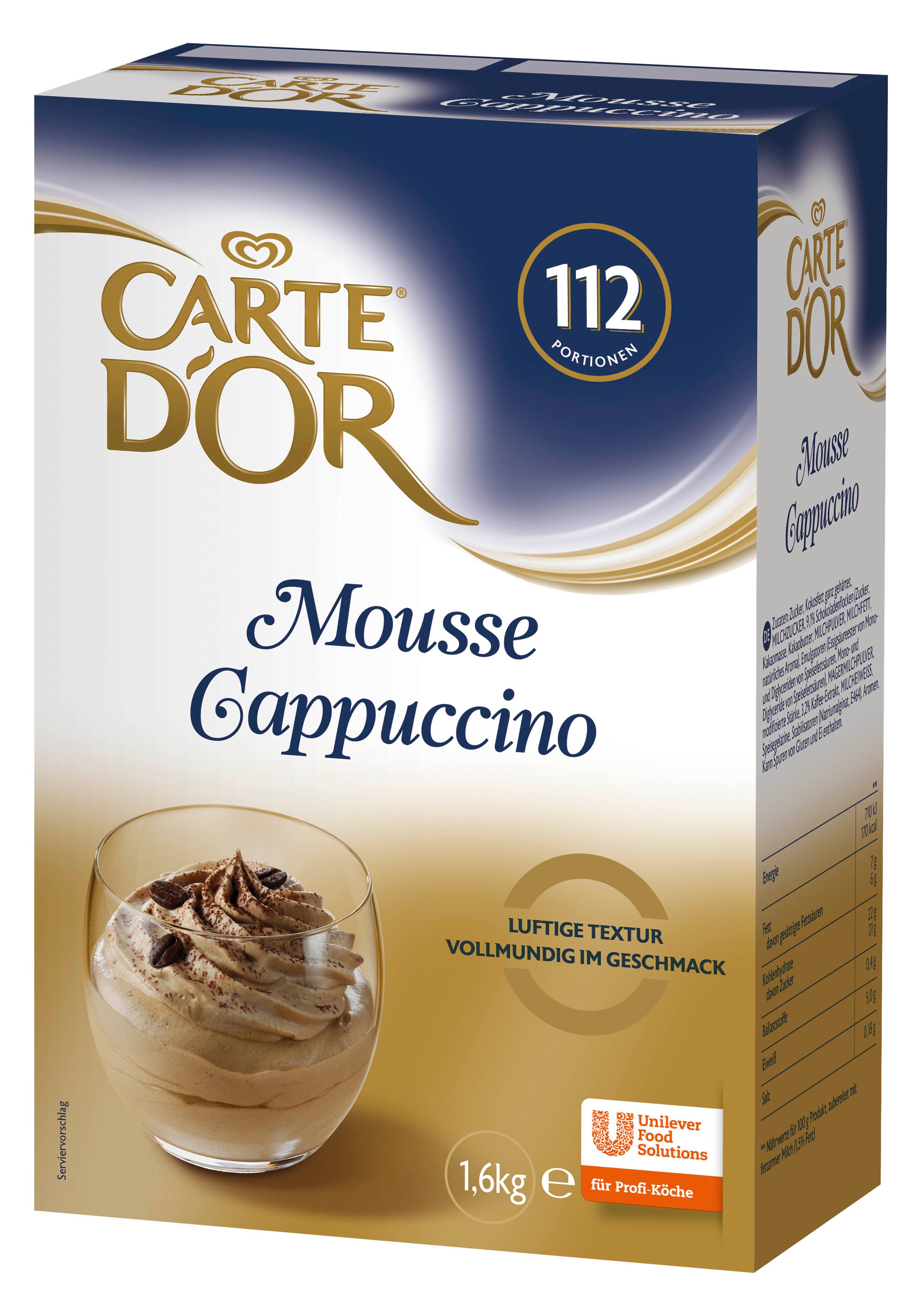 Carte d’OR Cappuccino Mousse* - Carte d’OR Cappuccino Mousse* -