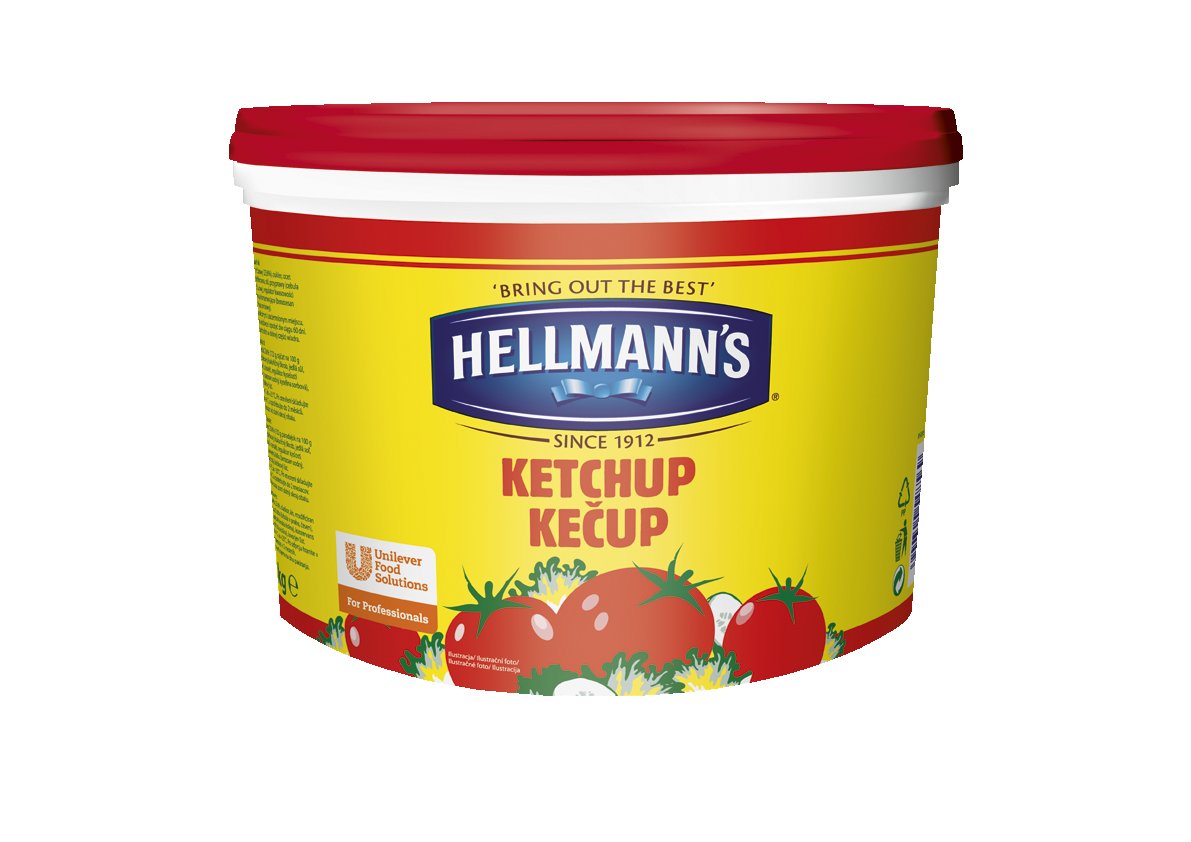 HELLMANN'S Ketchup vödrös - HELLMANN'S Ketchup vödrös -