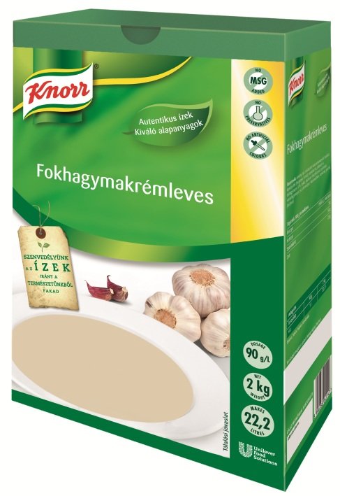 KNORR Fokhagymakrémleves - KNORR Fokhagymakrémleves -