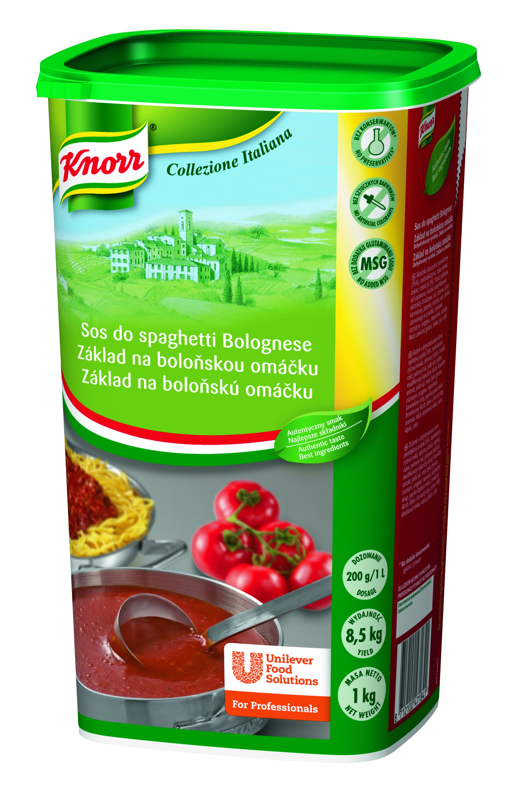 KNORR Paradicsomos tésztaszósz alap Bolognaihoz és Milánóihoz 1 kg -