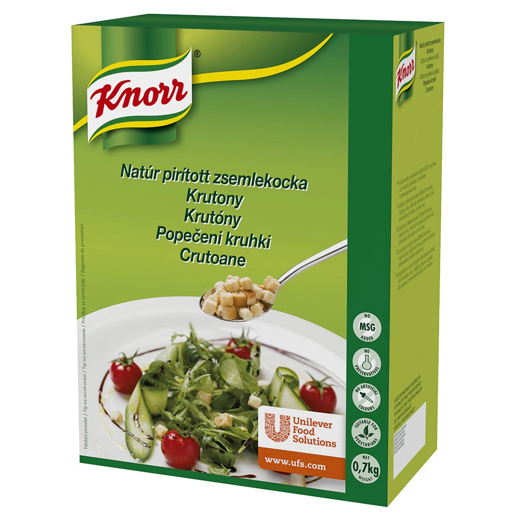 KNORR Pirított zsemlekocka natúr** - KNORR Pirított zsemlekocka natúr** -