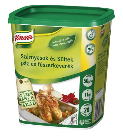 KNORR Szárnyasok és Sültek pác és fűszerkeverék** - KNORR Szárnyasok és Sültek pác és fűszerkeverék** -