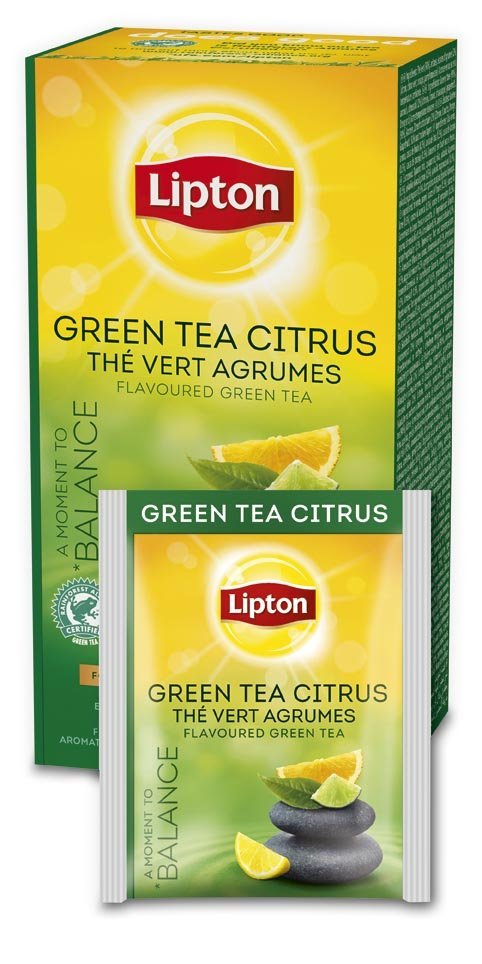 LIPTON Zöldtea citrussal 25 x 1.6 g - LIPTON Zöldtea citrussal 25 x 1.6 g -