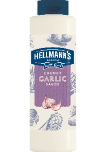 HELLMANN'S Fokhagymás szósz 850ml - Minőségi márkájú termék felszolgálása pozitív benyomást kelt a vendégekben.