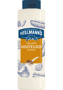 HELLMANN'S Mustár szósz 850ml - Minőségi márkájú termék felszolgálása pozitív benyomást kelt a vendégekben.