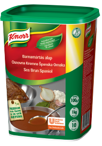 KNORR Barna mártás 1 kg - A Knorr Barnamártással való sűrítés és ízesítés tökéletes végeredményt biztosít. KNORR Barna mártás 1 kg - A Knorr Barnamártással való sűrítés és ízesítés tökéletes végeredményt biztosít.
