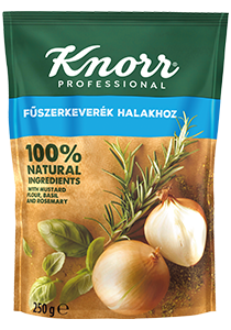 KNORR Fűszerkeverék halakhoz - Kizárólag olyan fűszerkeveréket használok, ami természetes összetevőkből készült és ételeimnek megbízható ízt kölcsönöz.