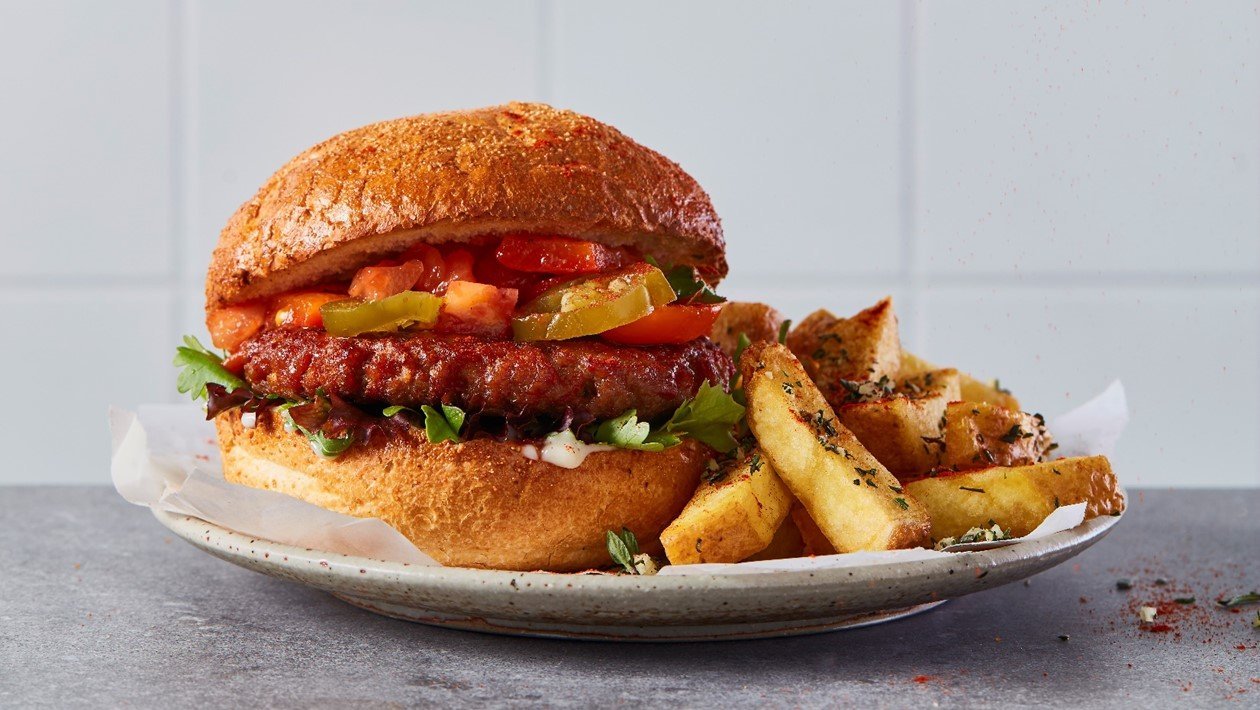 Fűszeres csípős Hamburger (The Vegetarian Butcher) Fűszeres csípős Hamburger (The Vegetarian Butcher)