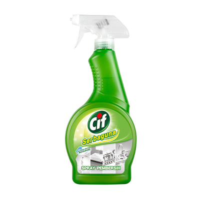 CIF Spray Serbaguna 500ml - Membersihkan berbagai permukaan dengan maksimal dan praktis.