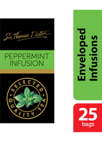 Lipton Peppermint Stl 25x1.5g - Sir Thomas Lipton, varian teh kualitas premium dari Merk teh no 1 didunia, Lipton