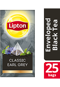 Lipton Pyramid Classic Earl Grey 25x1.8g - Lipton Exclusive Selection dibuat dari daun teh terbaik untuk memastikan pengalaman meminum teh yang luar biasa