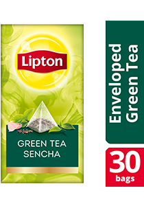 Lipton Pyramid Green Tea Sencha 30x1.8g - Lipton Exclusive Selection dibuat dari daun teh terbaik untuk memastikan pengalaman meminum teh yang luar biasa