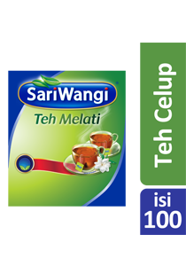 SariWangi Teh Melati Tea Bag 100 - Teh melati berkualitas dalam kemasan ekonomis, untuk margin yang lebih baik.