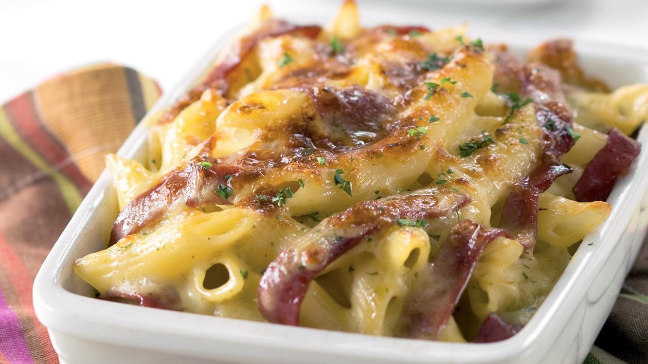Baked Penne Carbonara Baked Penne Carbonara