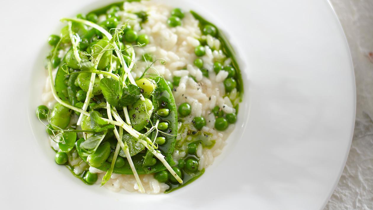 Risotto with Green Vegetables Risotto with Green Vegetables