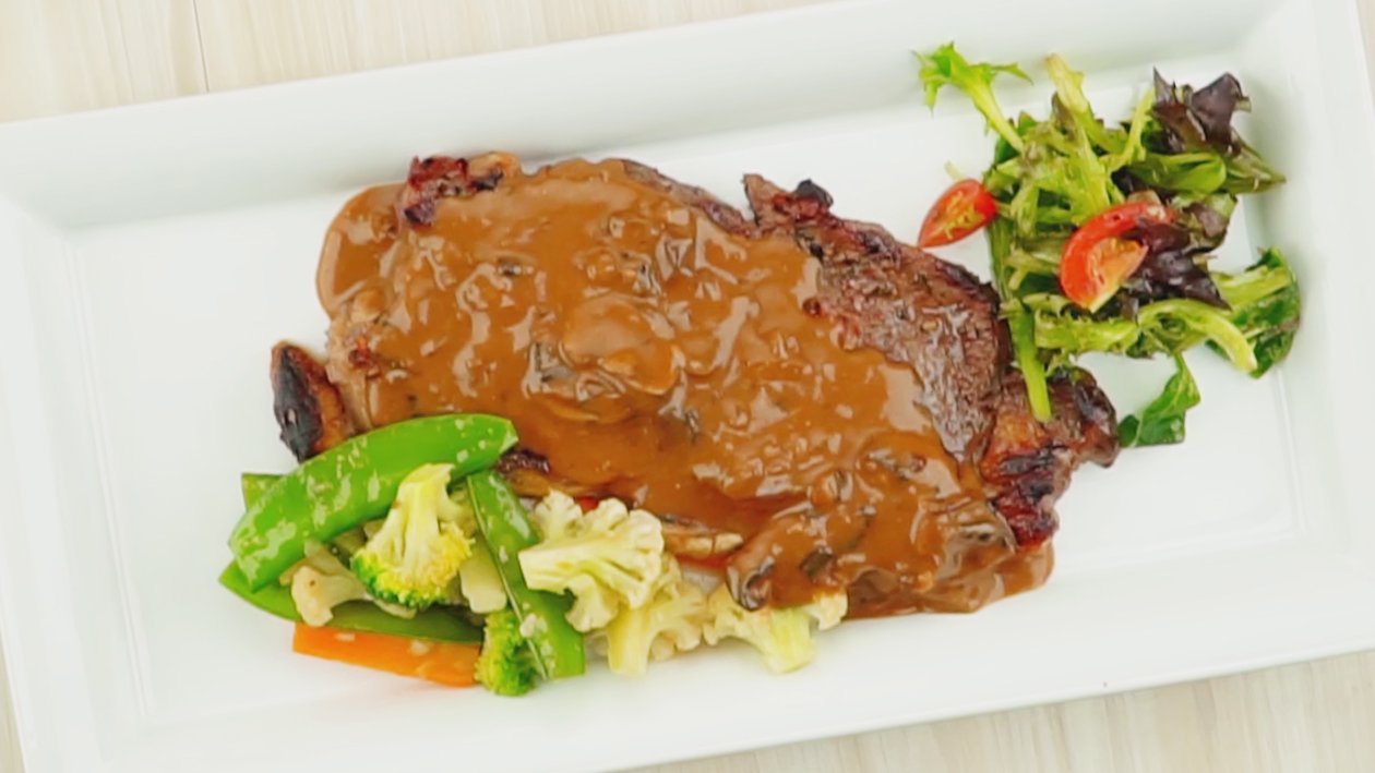 Sirloin Steak Mushroom Sauce Unilever Food Solutions Id