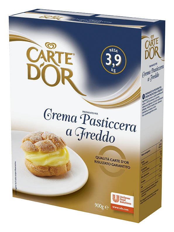 Carte d'Or preparato per Crema Pasticcera a freddo 900 Gr -