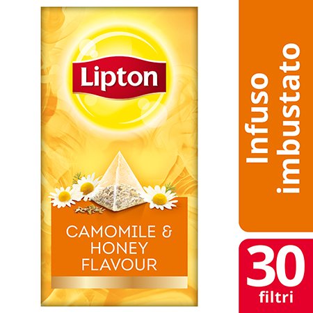 Lipton Pyramid Camomile & Honey Flavour Infusion 30 Filtri -