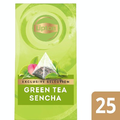 Lipton Pyramid Green Tea Sencha Flavoured Green Tea 25 Filtri -