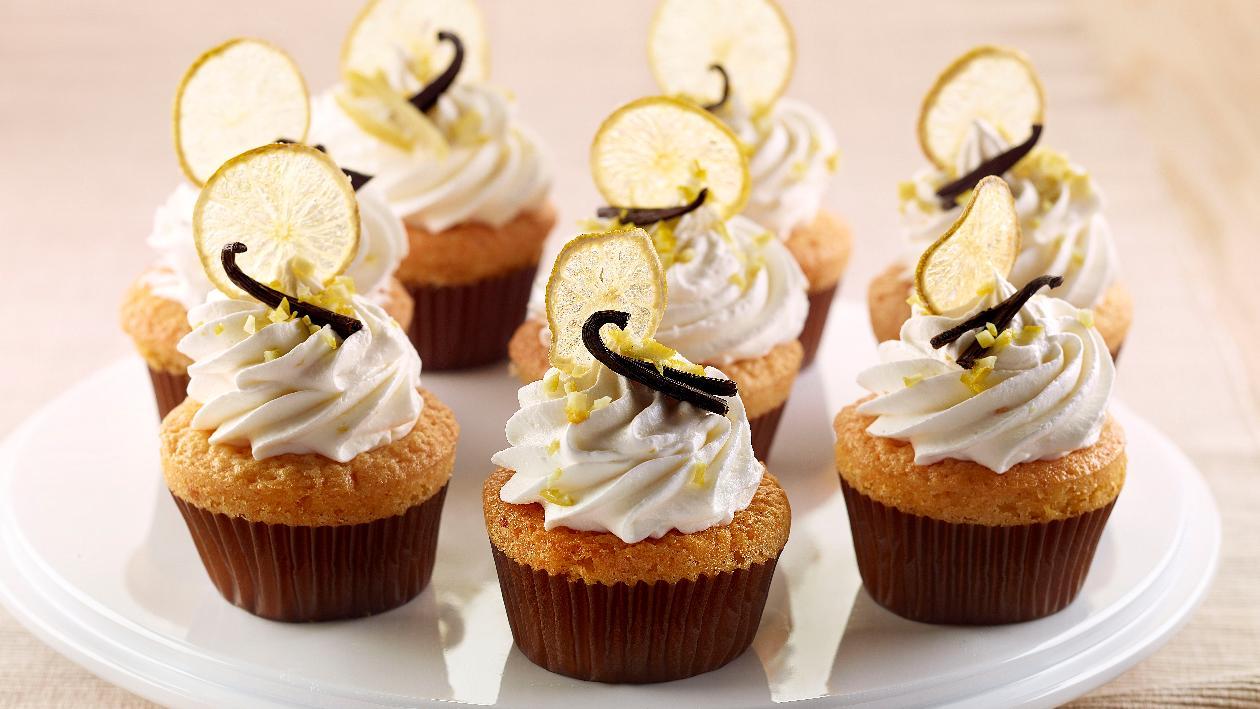 Cup cake al limone, con mandorle, vaniglia e limone candito – Ricetta Cup cake al limone, con mandorle, vaniglia e limone candito – Ricetta