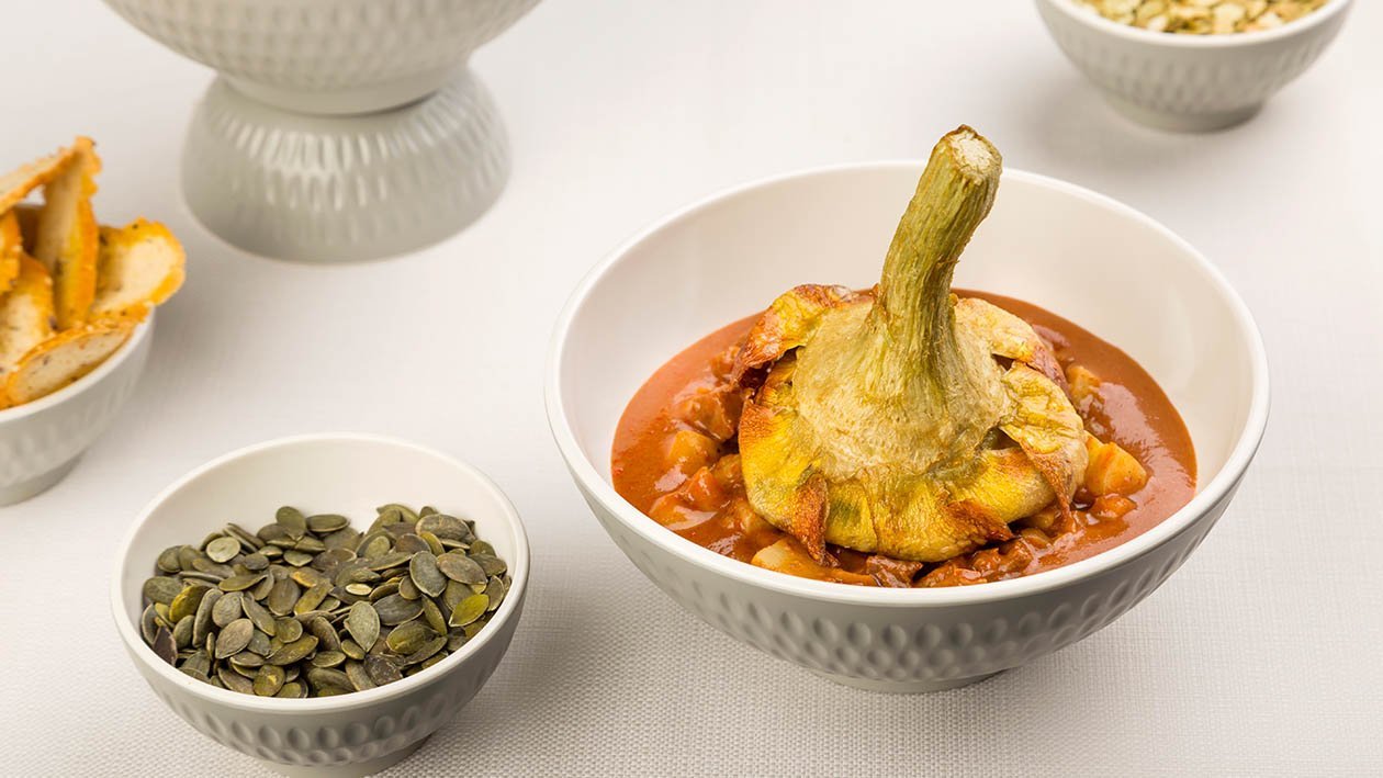 gulasch con topinambur, patate e carciofi alla giudia – Ricetta gulasch con topinambur, patate e carciofi alla giudia – Ricetta