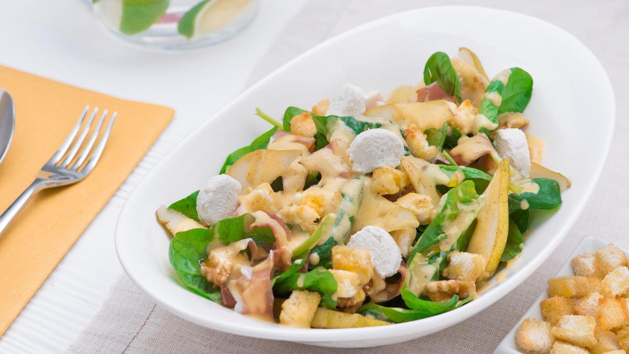 Insalata di spinaci, noci e pere – Ricetta Insalata di spinaci, noci e pere – Ricetta