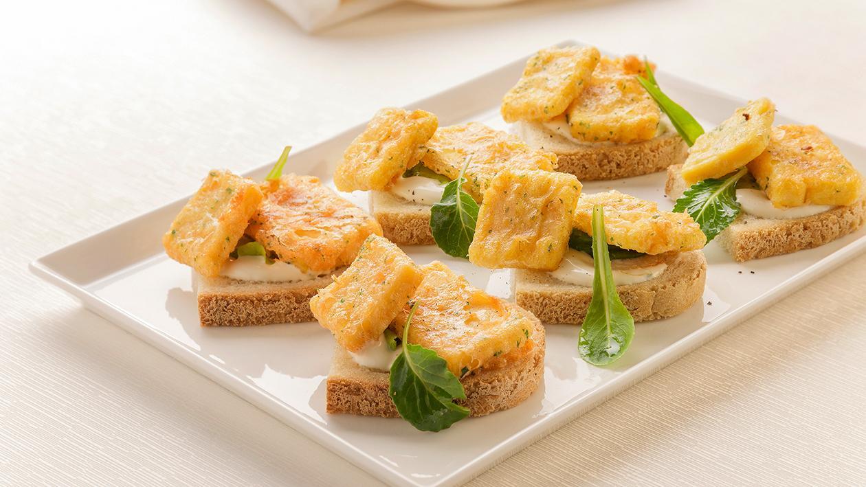 Pane e panelle con maionese lime e menta – Ricetta Pane e panelle con maionese lime e menta – Ricetta