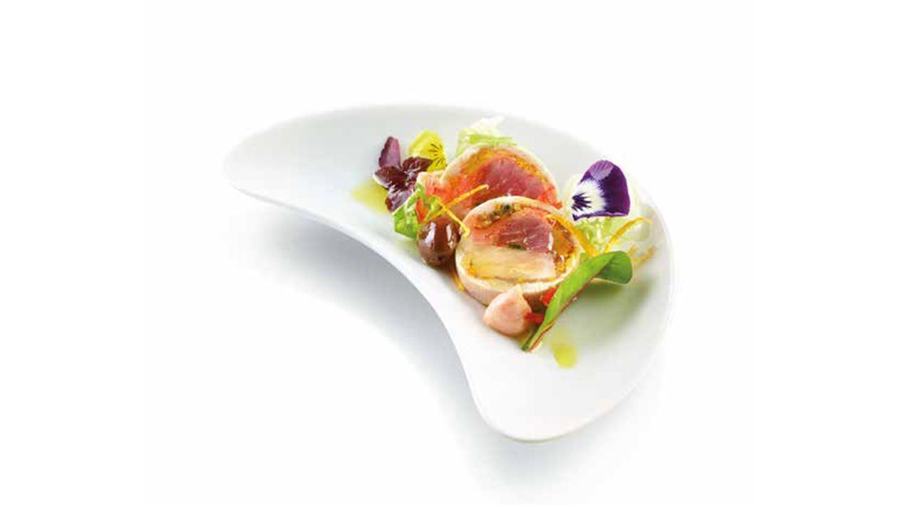 Terrina di salmone, tonno, spada, erba cipollina, agrumi – Ricetta Terrina di salmone, tonno, spada, erba cipollina, agrumi – Ricetta
