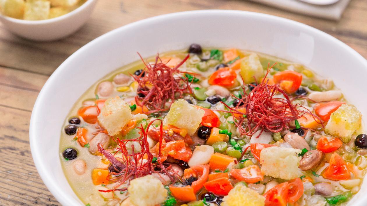 ZUPPA DEL CASALE CON RISO SELVATICO E STRACCETTI DI CAVALLINO – Ricetta ZUPPA DEL CASALE CON RISO SELVATICO E STRACCETTI DI CAVALLINO – Ricetta