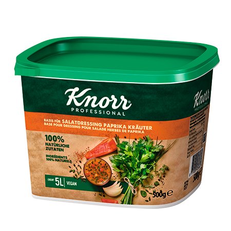 Knorr 100% Natural paprikinis salotų užpilas 500g -