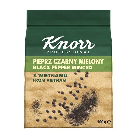 Knorr Professional Pepper Juodieji Pipirai (malti) iš Vietnamo 500G -