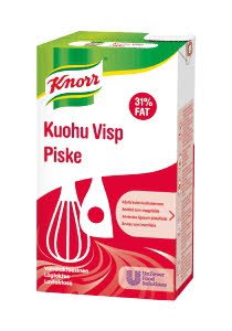 Knorr Vispy Whiping cream (31%) 1l (Pārdošanai tikai Igaunijā) - Knorr Vispy Whiping cream (31%) 1l (Pārdošanai tikai Igaunijā) -