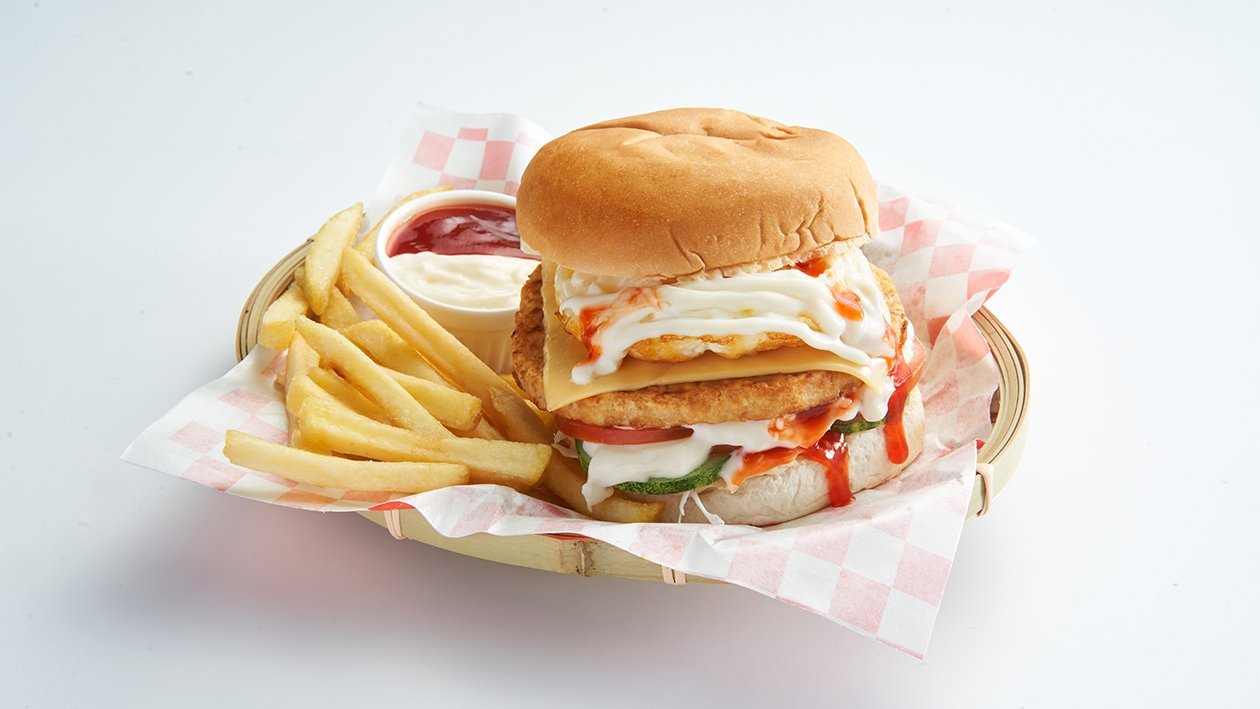 Burger Daging Celup Padu Burger Daging Celup Padu