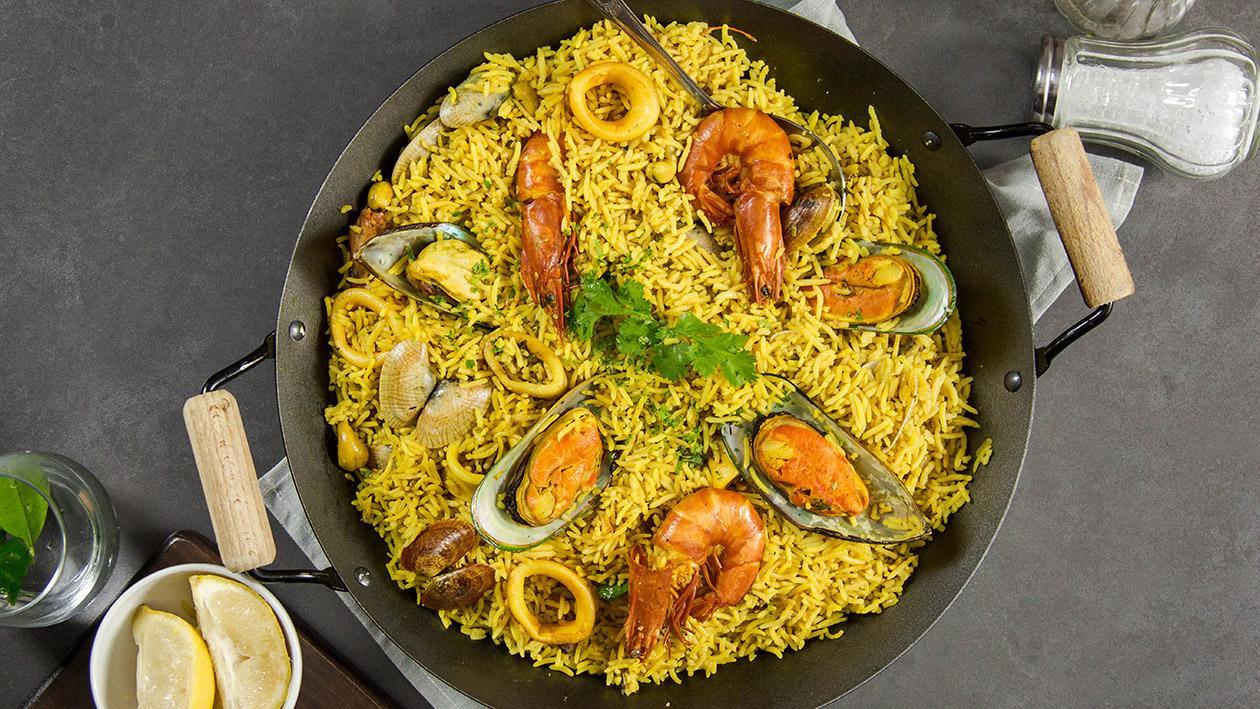 Nasi Pilaf Makanan Laut Nasi Pilaf Makanan Laut