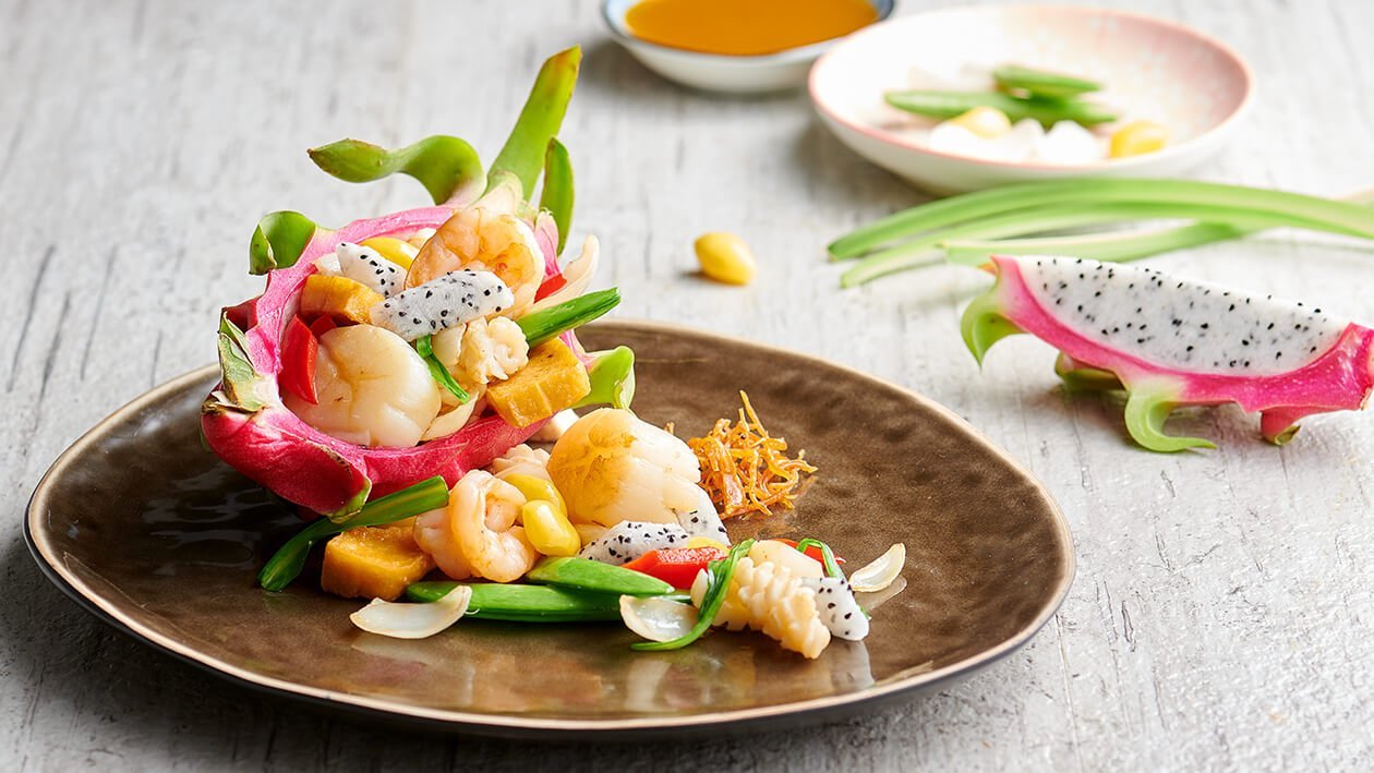 Sayur Goreng dengan Makanan Laut Sayur Goreng dengan Makanan Laut