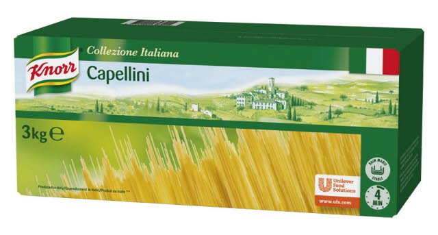 Knorr Collezione Italiana Deegwaren Capellini -