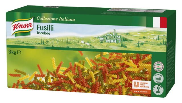 Knorr Collezione Italiana Deegwaren Fusilli Tricolore -