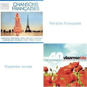 Top 40 Vlaamse Hits cd box -