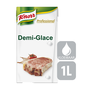 Knorr Professional Demi-Glace - Demi-Glace is een vloeibare basissaus, snel en gemakkelijk in gebruik.