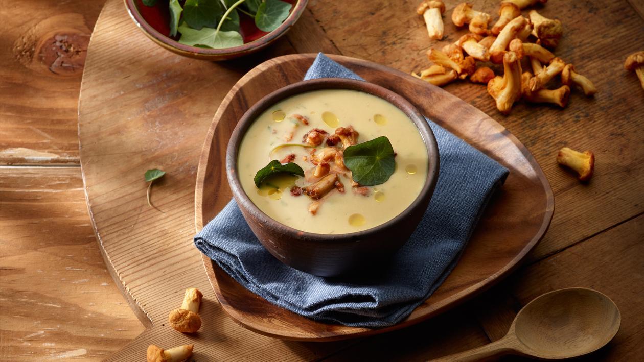 Bospaddenstoelensoep met spek en ui – Recept Bospaddenstoelensoep met spek en ui – Recept